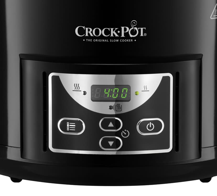 Crock-pot 4.7l Gloss Black Digital Countdown Slow Cooker - 5