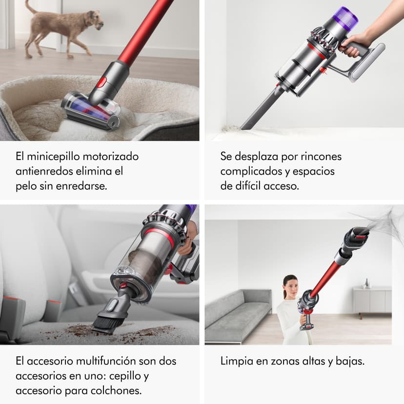 Dyson V11 Fluffy Multicolor Cordless Stick Vacuum Cleaner with Fluffy Brush for Delicate Surfaces - 6