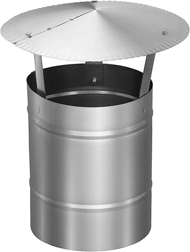 KOTARBAU® Chapeau De Cheminée - INOX - ø 150 mm - Argent …