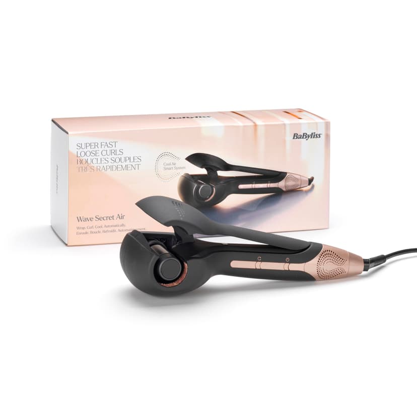 BaByliss Wave Secret Air Fer à friser À chaleur Noir 2,5 m - 7