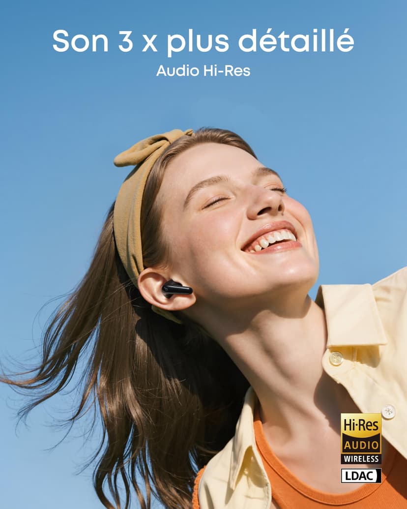 soundcore P31i by Anker, Real-Time Adaptive Noise Cancelling, Hi-Res Sound, Wireless Bluetooth Earbuds, Translation Earbuds, 50H Playtime, Wireless Earbuds, Bluetooth Earbuds, Bluetooth Headphones - 3