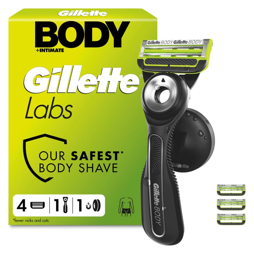 Gillette Labs Body + Intimate rasoir intime homme pour le… - 1