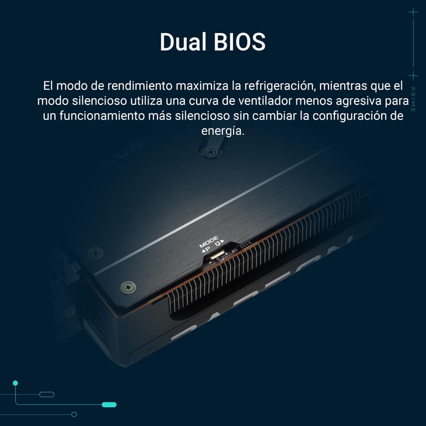 ASUS PRIME RX9070 XT OC, PCIe5, 16GB DDR6, HDMI, 3 DP, 3030MHz Clock, Overclocked, Compact SFF-Ready - 5