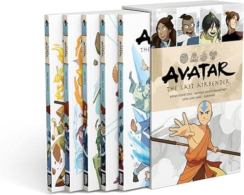 Avatar: The Last Airbender Omnibus Boxed Set: The Last Airbender; North and South / Smoke and Shadow / The Rift / The Search / The Promise