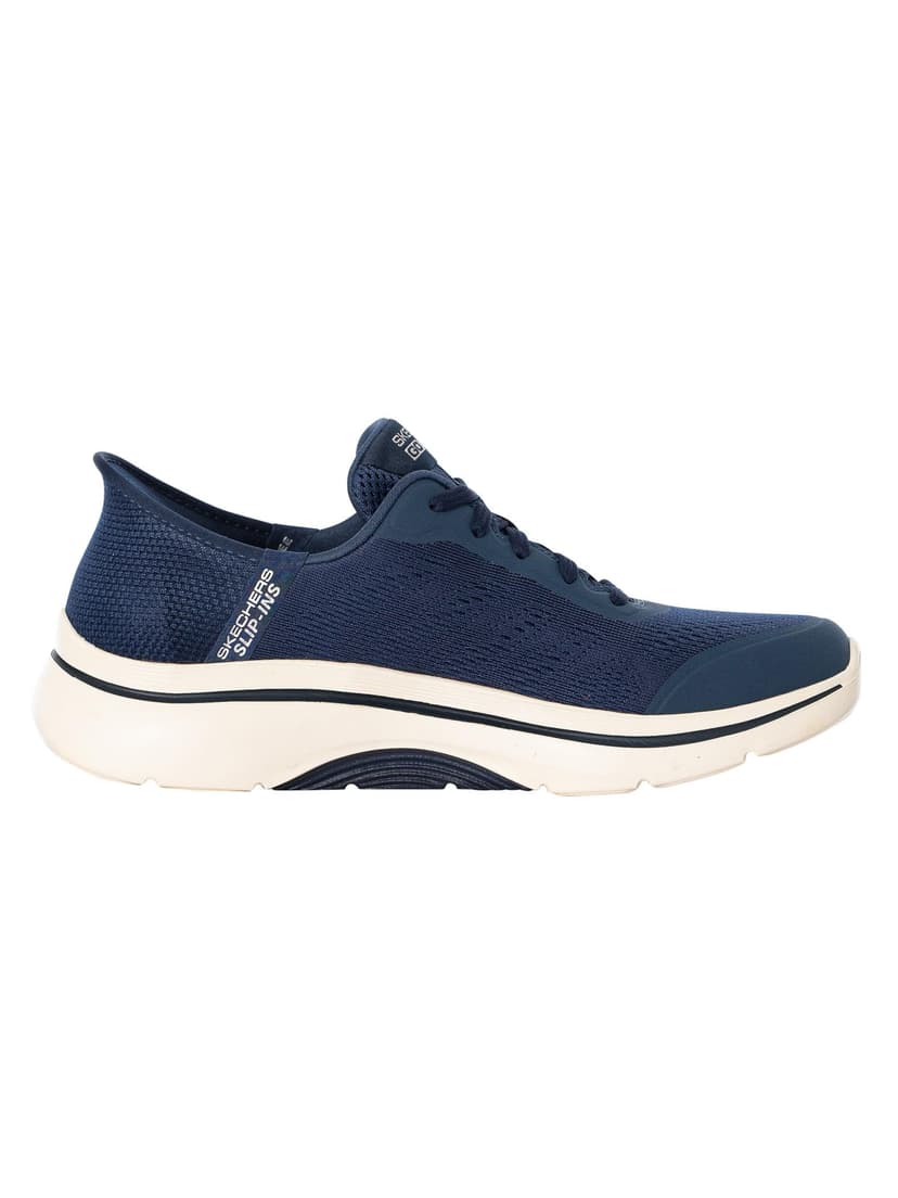 Skechers Go Walk Arch Fit 2.0 Simplicity 2 Baskets pour Homme, Textile synthétique Bleu Marine, 41.5 EU - 2