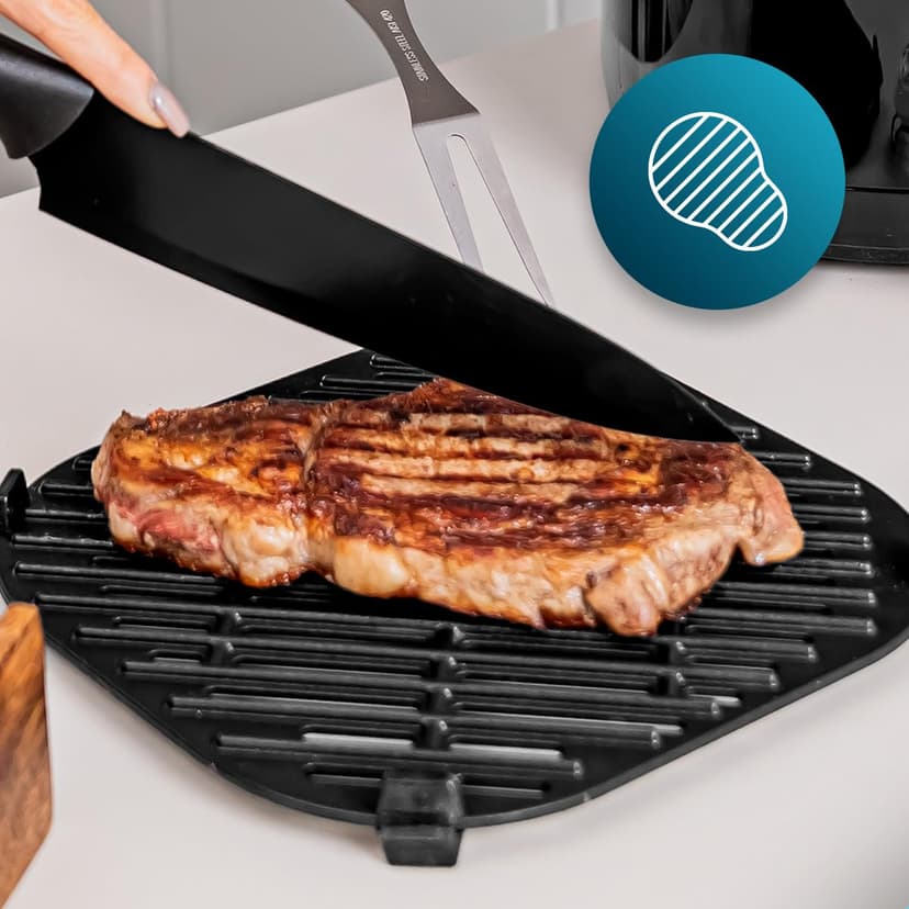 Cecotec Air Fryer 8 Litre – Air Fryer Cecofry&Grill Duoheat 8000. 2200 W, Dual Resistance, Dietary and Digital, Window, Adjustable Temperature 80-200°C, 8 Menus - 4
