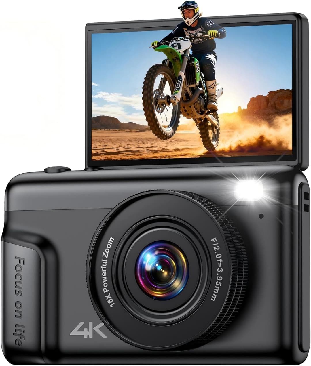 4K Digital Camera for Photography Vlogging: 64MP Compact …