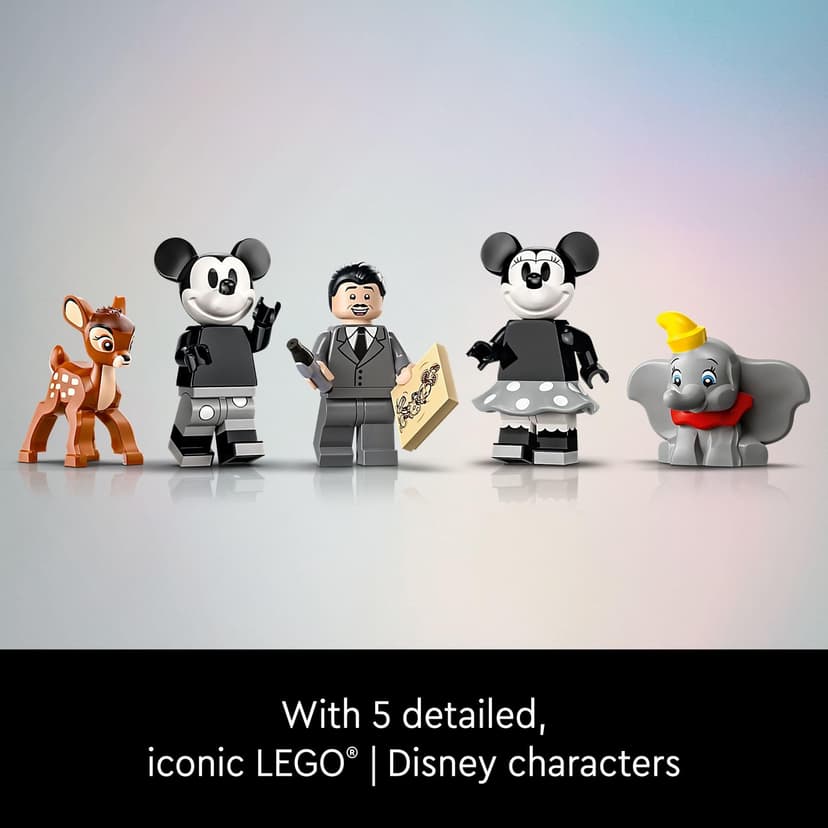 LEGO Disney Walt Disney Tribute Camera 43230 Kit de construction pour fans de Disney Célébrez Disney 100 avec une pièce de collection, parfait pour jouer et afficher, fait un cadeau amusant pour les - 5