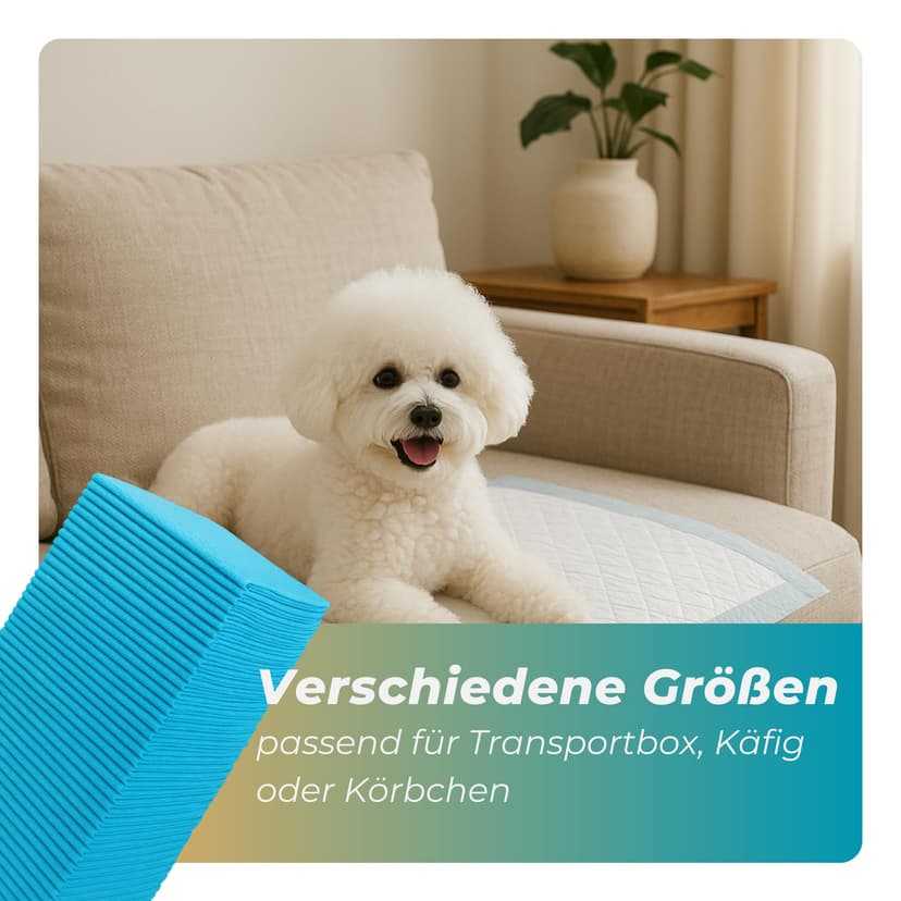 Pack of 100 Training Pads for Dogs 45 x 60 cm Dog Toilet Incontinence Bed Pad 6-Layer Design Dog Accessories Quick Drying Puppies Elderly Dogs Absorbent Changing Mat - 6