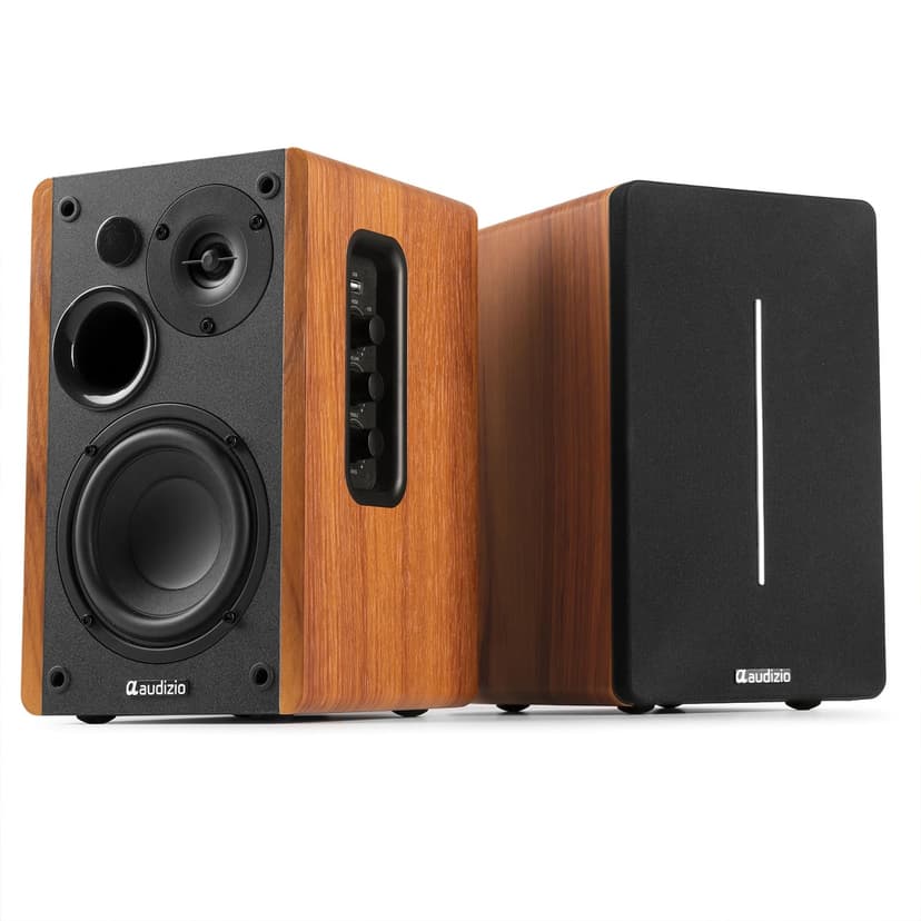 Audizio KS01B Active Bluetooth Bookshelf Speakers, 120W H… - 1