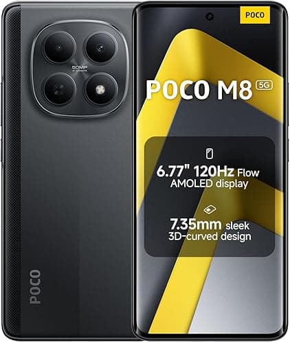 Xiaomi POCO M8, Smartphone 8+512 Go, Écran AMOLED FIow 12…