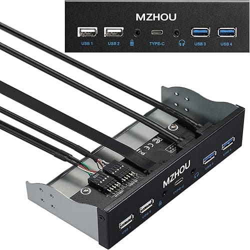 MZHOU Hub USB 3.0 5 Ports Multifonction, Carte d'Extensio…