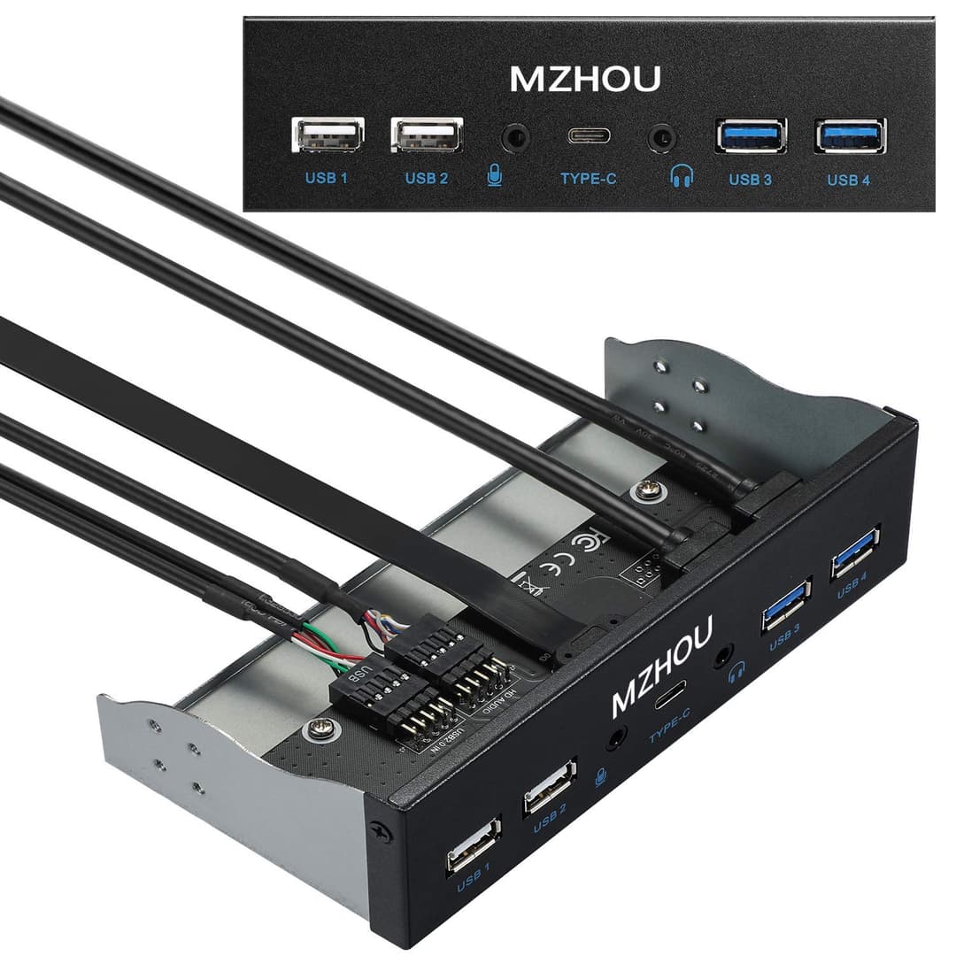 MZHOU Hub USB 3.0 5 Ports Multifonction, Carte d'Extensio…