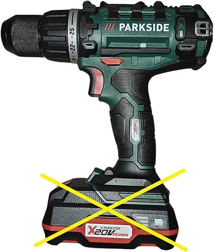 Parkside Cordless Drill PABS 20-Li X20V in Transport Case (without Battery and Charger)