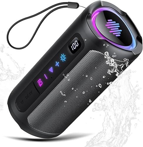 aowoka Enceinte Bluetooth Puissante sans Fil avec Lumière…