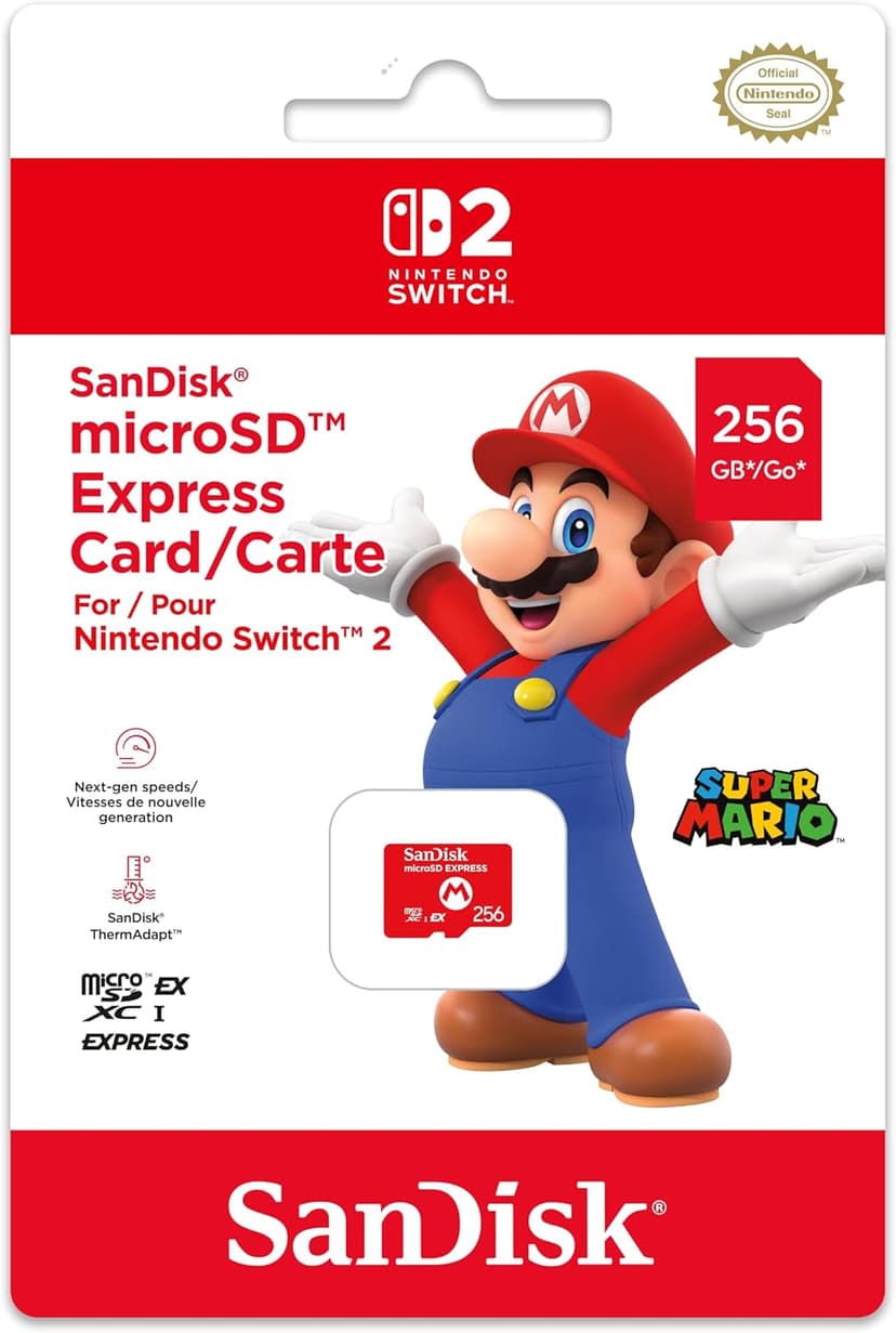 Nintendo SanDisk microSD Express Card for Nintendo Switch 2 - 1