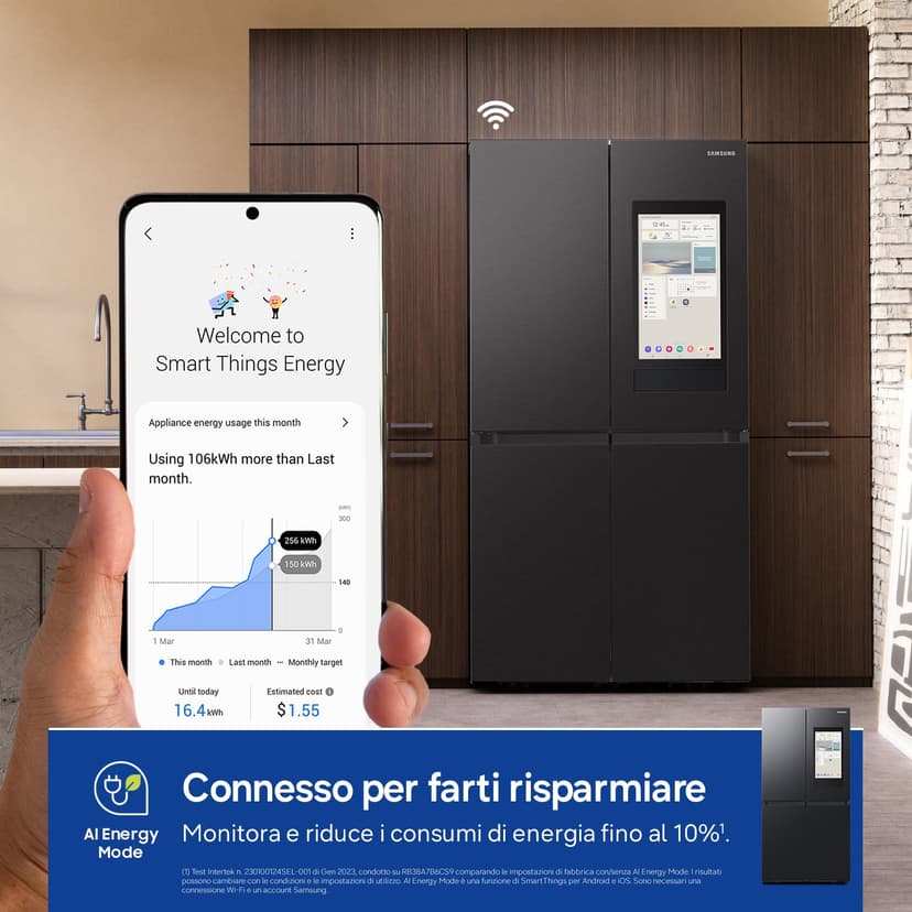 Samsung RF65DG9H0EB1 Family Hub Multi Door Refrigerator with AI Vision - 3