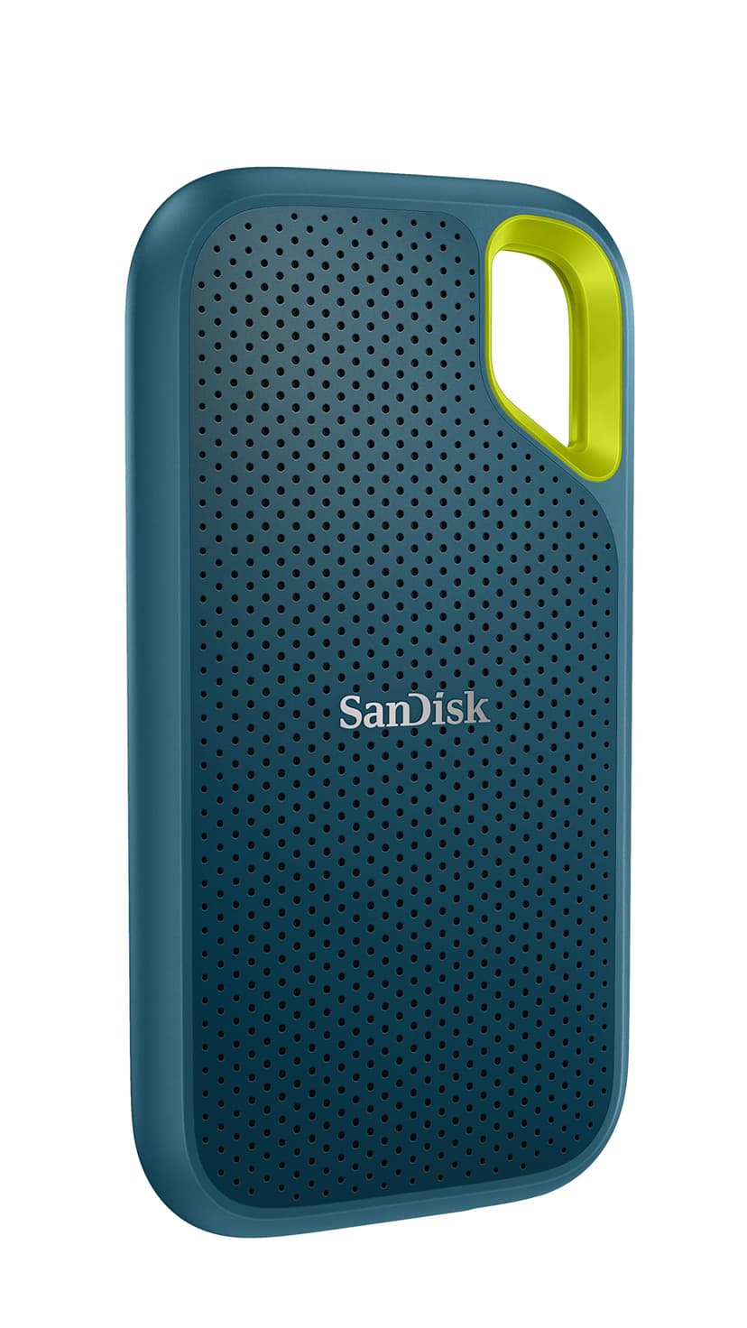 SANDISK Extreme Portable SSD 8TB (up to 1050 MB/s Read, 1,000MB/s Write, USB-C, NVMe Solid State Performance, IP65 Rated for dust and Water Resistance, Updated Firmware) Monterey - 8