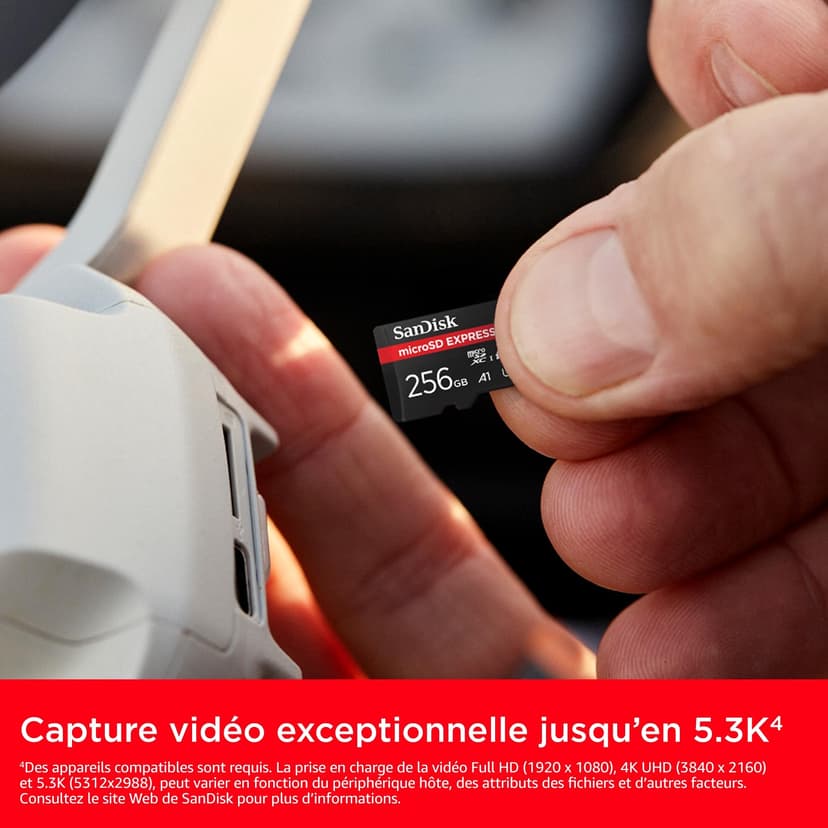 SanDisk microSD Express Card 256GB - Works with Nintendo Switch™ 2 (Up to 880MB/s Read, Up to 650MB/s Write, 210MB/s Sustained Write, SanDisk QuickFlow Technology, ThermAdapt, UHS-I, U3, C10) - 6