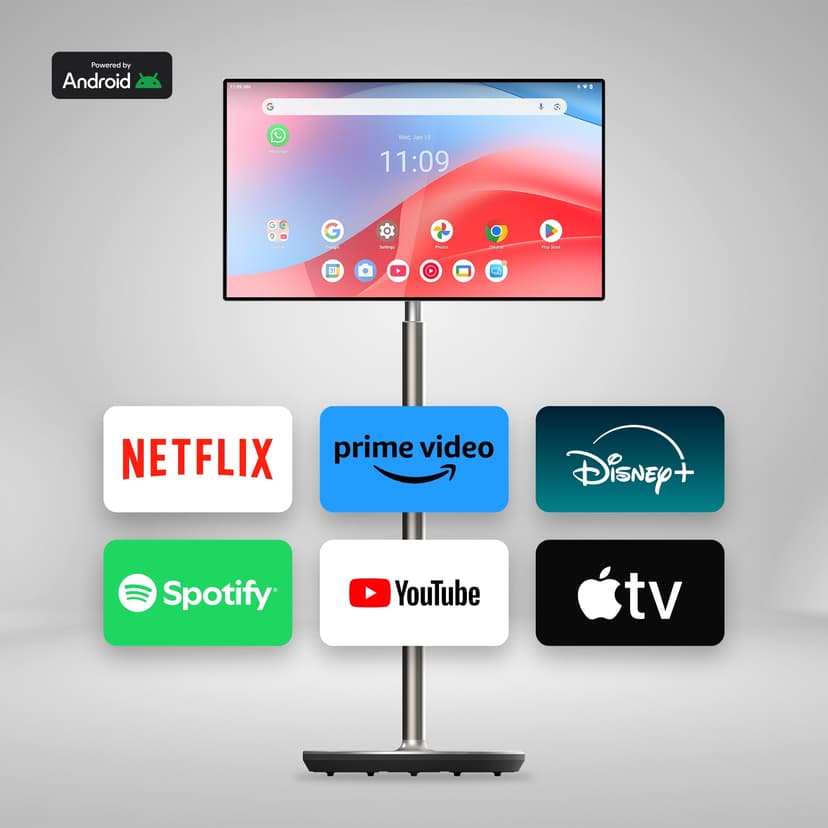 Thomson 32HG4M45GB HD TV (1366x768), Portable Android TV, Voice Control, Bluetooth 5.1, HDMI, Wi-Fi, Up to 4 Hours Battery Life - 4