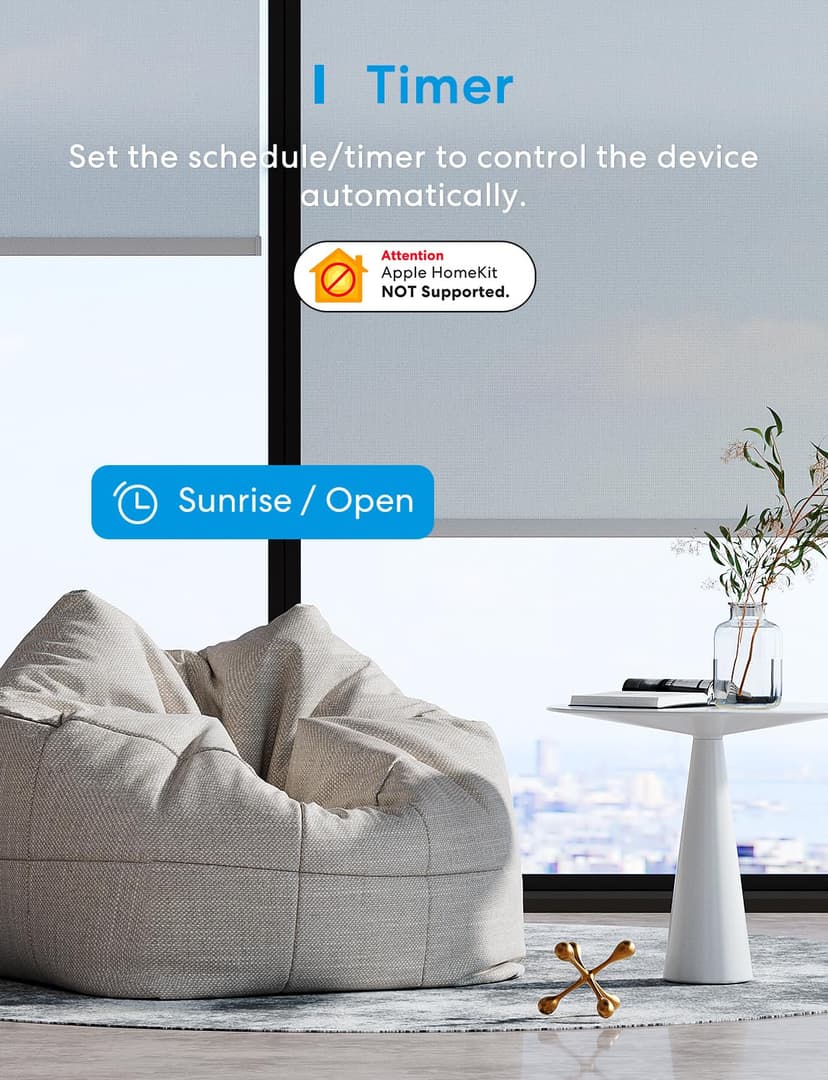 Meross Smart Roller Shutter Switch (NEUTRAL WIRE REQUIRED), Curtain Switch Compatible with Alexa and Google Home, Percent Control, Voice Control and Remote Control (2) - 7