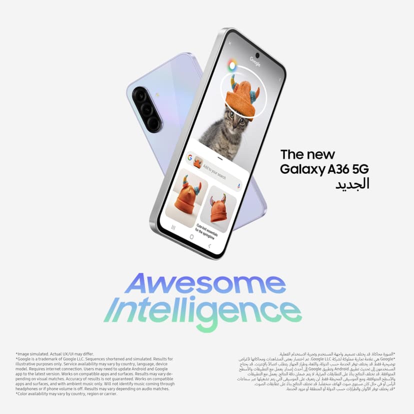 Samsung (A366 Galaxy A36 Dual 5G 256GB 8GB RAM (Awesome) Black - 4