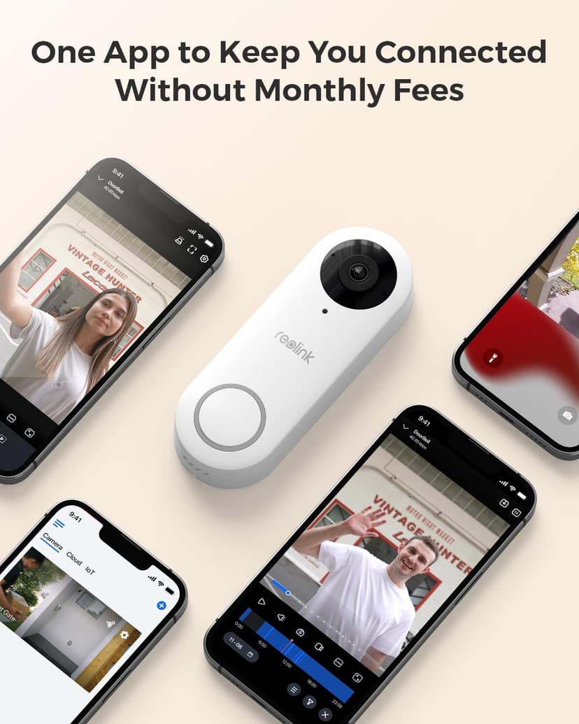 Reolink 5MP Video Doorbell PoE Camera with Chime, 3:4 Head-to-Toe View, 2-Way Audio, Person/Package Detection, Outdoor Waterproof, Smart Alerts, Supports NVR (Wired, 2024 - 8