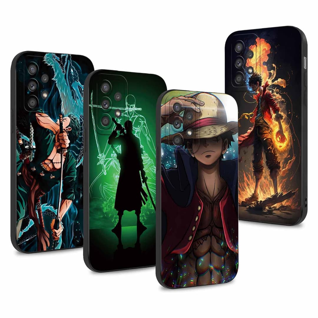 4 Piece Case for Samsung A52 4G 5G/A52s 5G 6.5 Inch, Anim…