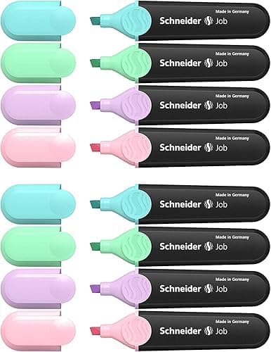 Schneider Job 150 Pastel Highlighters (Turquoise, Mint, L…