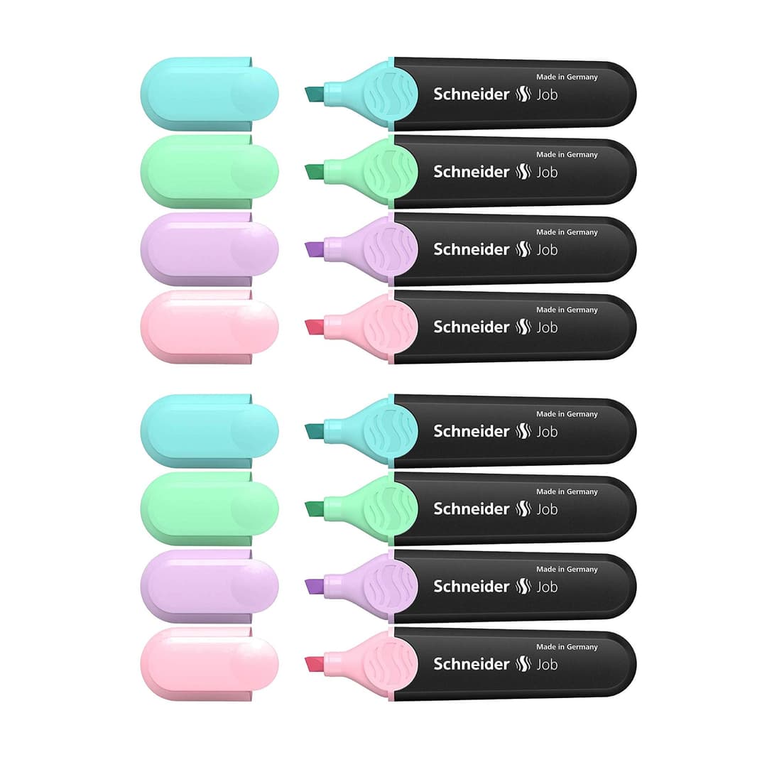 Schneider Job 150 Pastel Highlighters (Turquoise, Mint, L…