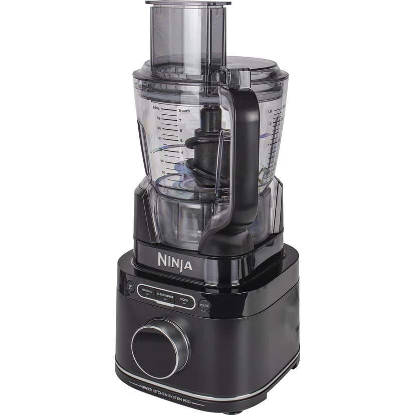 Ninja Detect Power 3-in-1 Blender Pro 1200W, Mixing Bowl, Blade, Individual Cup, Container, Knead, Chopping & Mixing, Black, TB401EU - 3