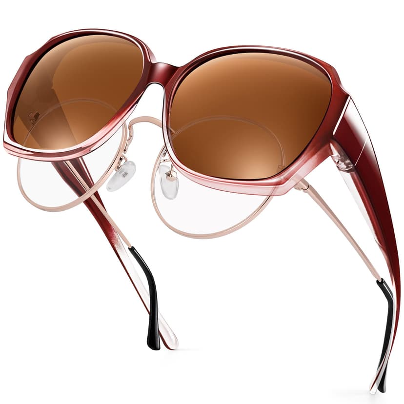 URUMQI Surlunettes de Soleil Femme, Sur Lunettes Polarisé… - 1