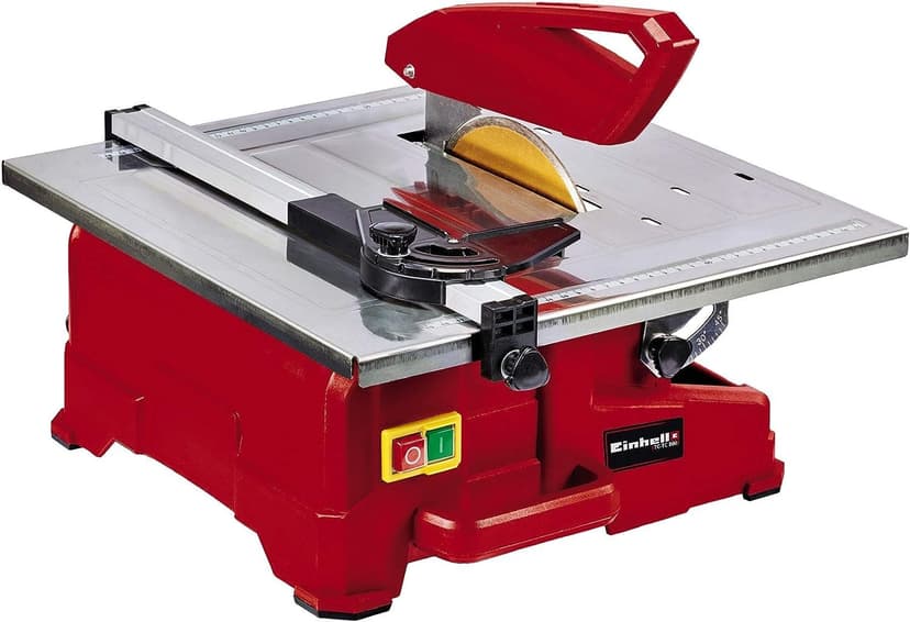 Einhell Fliesenschneidmaschine TC-TC 800 (800 W, 2.950 min-1, neigbarer Edelstahltisch mit Winkelskala, verstellbarer Winkelanschlag, Parallelanschlag mit Skala, inkl. Diamanttrennscheibe Ø 180) - 1