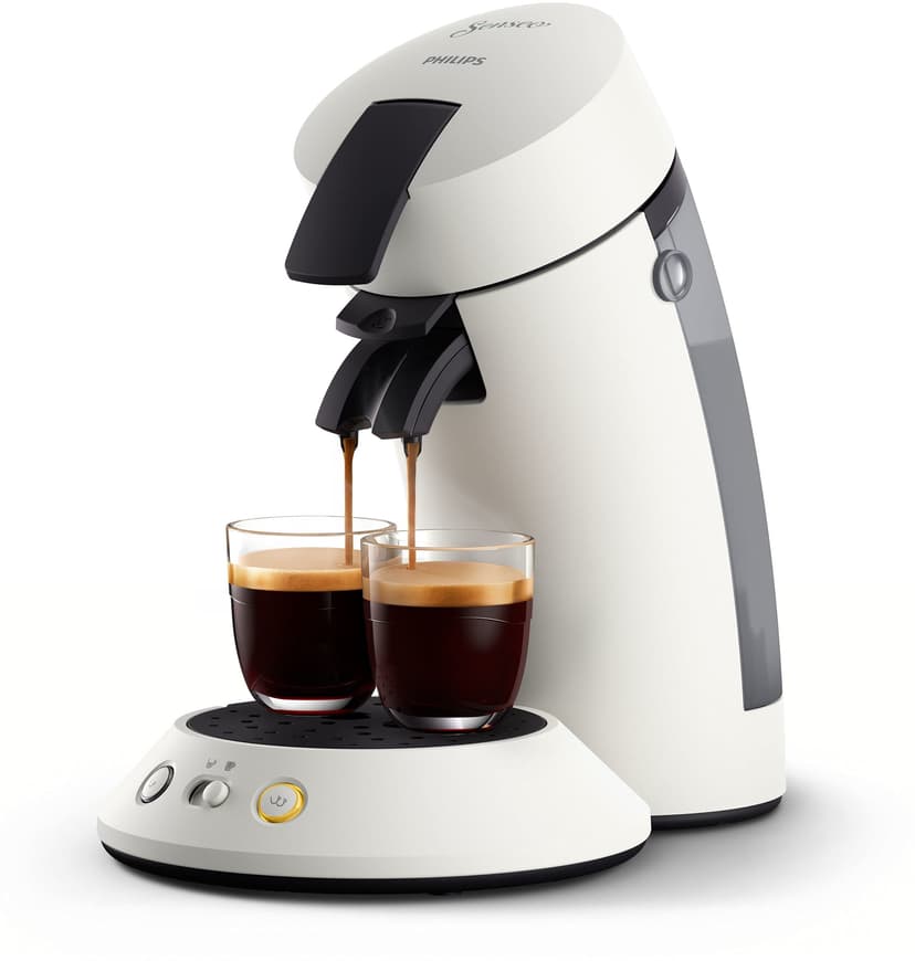 Philips Senseo Original Plus CSA210/10 Machine à café à dosettes (sélection de la puissance du café, technologie Coffee Boost, en plastique recyclé) Blanc - 1