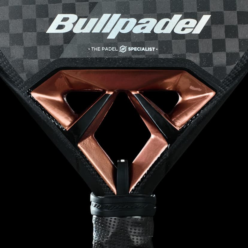 Bullpadel Vertex 04 25 Unstrung 370G Padel Racket Padel Racket Dark Grey - Orange - 6