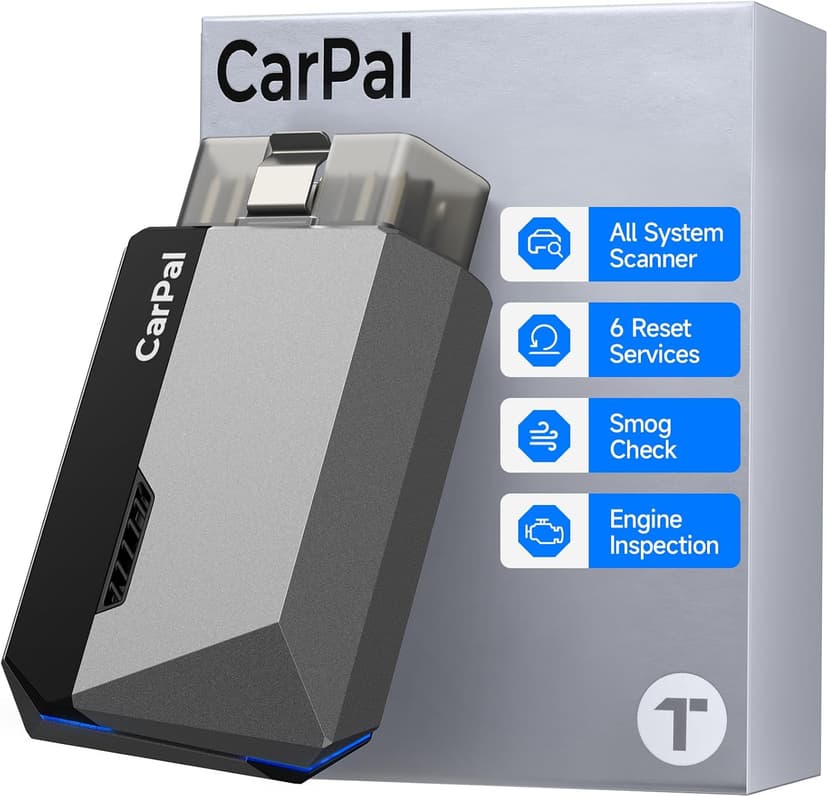 TOPDON CarPal-A OBD2 Code Reader Bluetooth, All System OBD2 Scanner for iOS & Android, Vehicle Health Check, 6 Maintenance Services, Smog Check, Repair Guide, 1 Year Free Update - 1