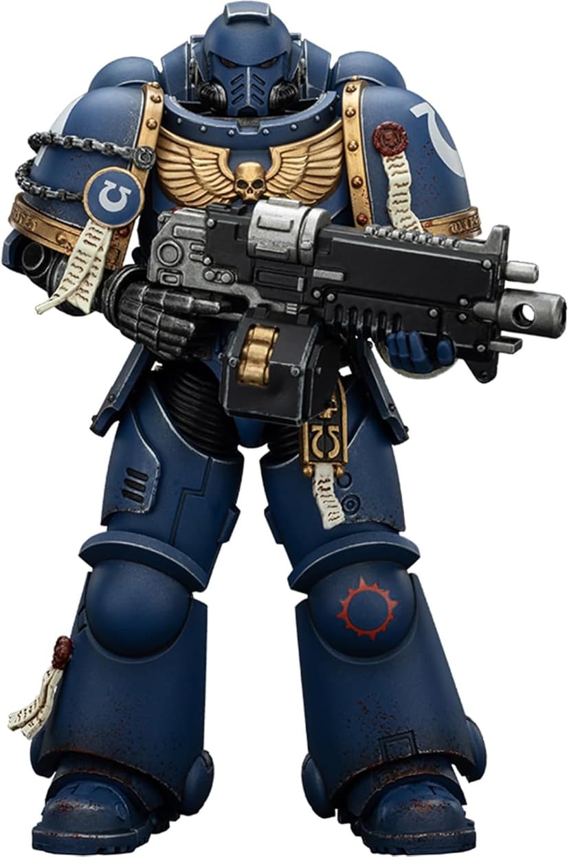 JOYTOY Warhammer 40k Space Marine 2, Ultramarines Brother Chairon-Collectors Edition 1/18 Figurine d'action, à collectionner et à afficher - 1