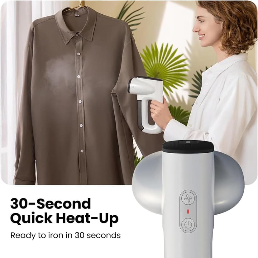 Neakasa Magic 1 Vacuum Steamer, Handheld Travel Garment Steamer for Clothes, 2300Pa Suction for Clothes Grips, Steamer Iron 2 In 1, Ready to Wear (220V-240V) - 7