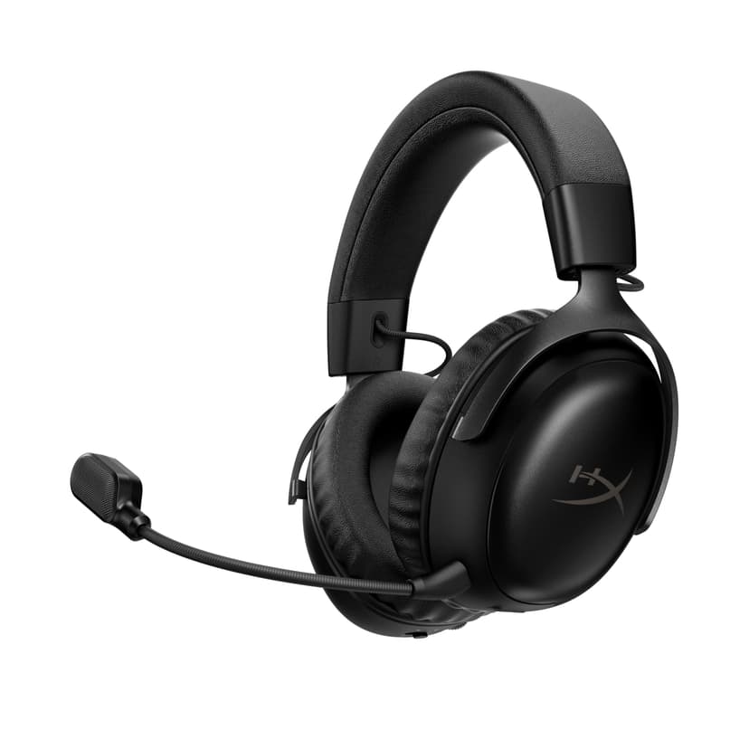 HyperX Cloud III S, Casque Gaming sans Fil, Bluetooth/2,4 GHz, PC/PS5/Xbox, jusqu'à 200h de Batterie, transducteurs 53 mm, DTS, Micro 10 mm, Noir - 1