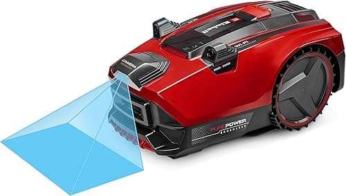 Einhell FREELEXO CAM PLUS 600 Power X-Change Robot-Lawnmower (18 V, Camera Replacement for Peripheral Cable, for 600 m², Carbonless Motor, Wi-Fi, Slopes up to 25%, with 4.0Ah Plus Battery)