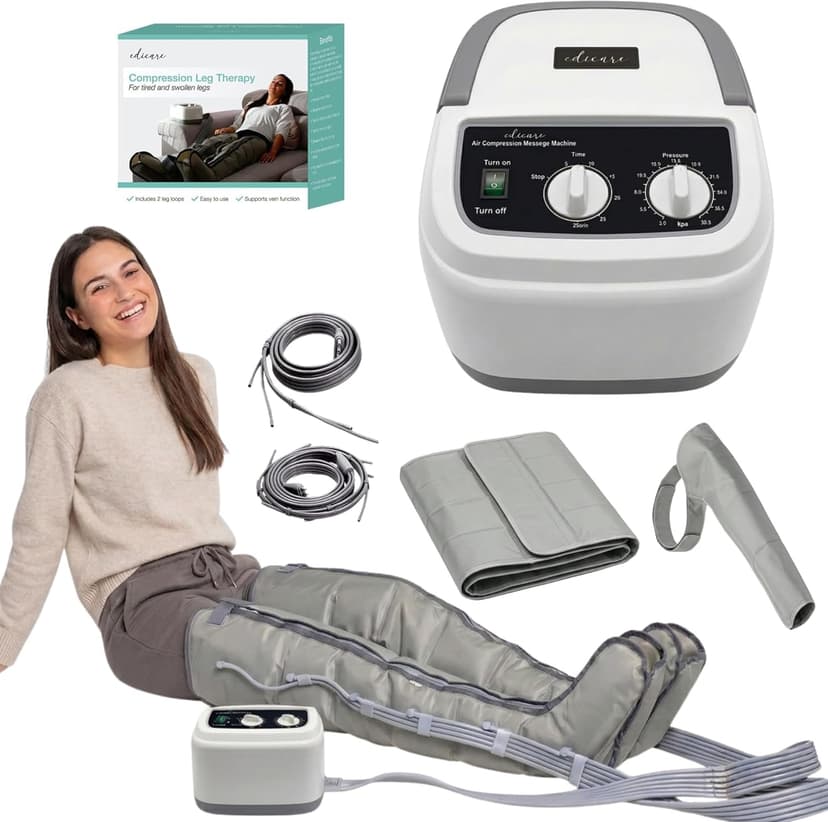 Edicare, Pressotherapy Extenders, Pack of 2, Wide Circumference up to 11 cm in Hip and 7 cm in Ankle (Extenders) - 1