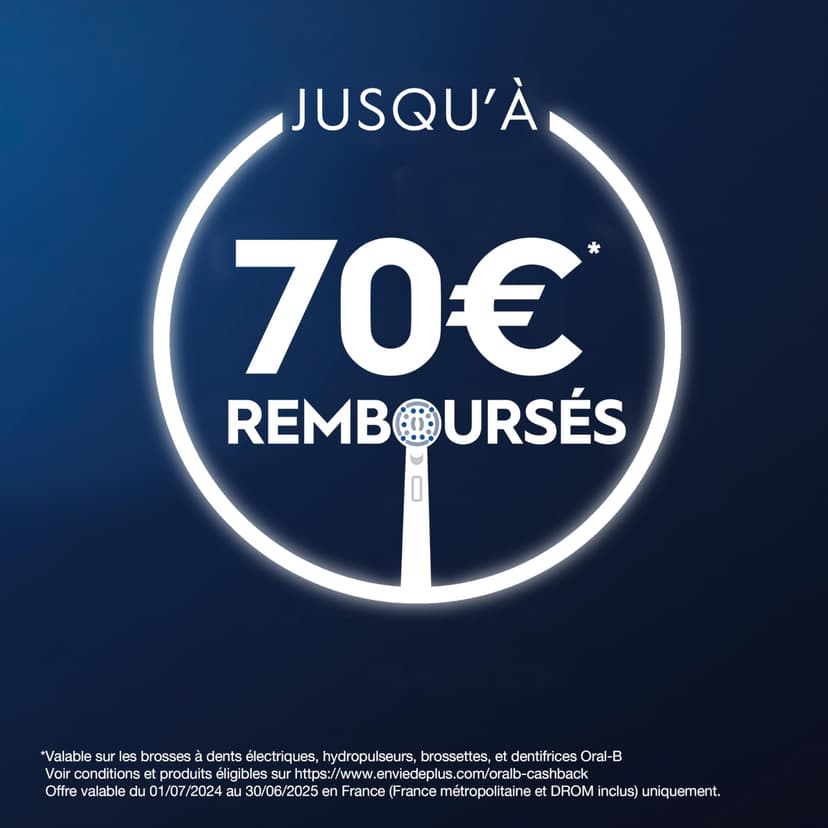 Oral-B iO 4 Brosse À Dents Électrique Noire, 1 Brossette, 1 Étui De Voyage - 7