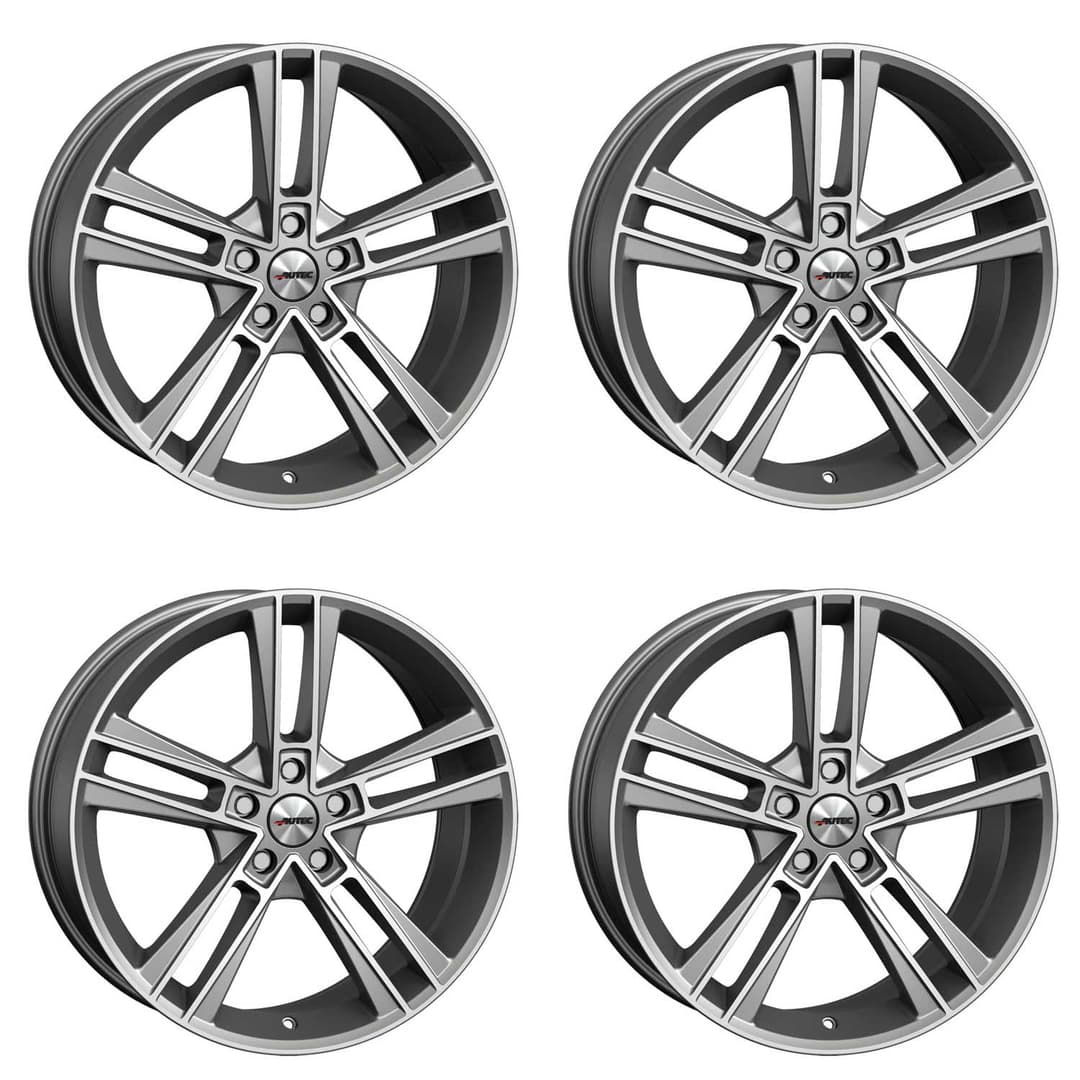 4x Jantes en aluminium AUTEC RIAS 8.5x20 ET40 5x120 Titan…