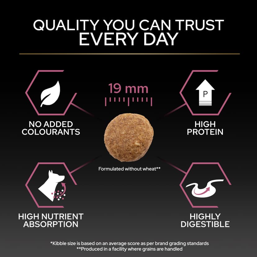 Purina PRO PLAN | Chien Adulte de Taille Moyenne | Peau Sensible | Aliment Sec pour Peaux Sensibles | Formulé Sans Blé | Favorise un Pelage Sain et Brillant | Riche en Saumon | Sac | 14 Kg - 5