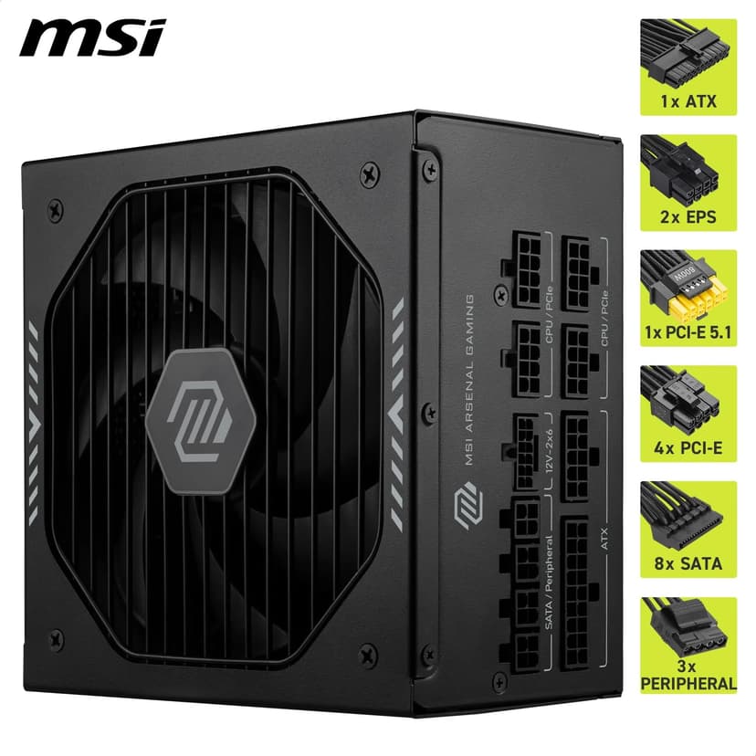 MSI Computers, MAG A850GLS PCIE5 - 5