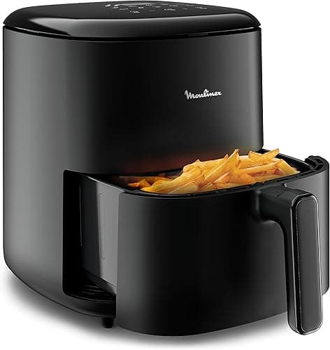 Moulinex Easy Fry Max 5L Air Fryer for Cooking in a Short Time, Energy Saving Up to 70%, Intuitive Control Panel, 10 Automatic Programs, Up to 6 People, EZ245820