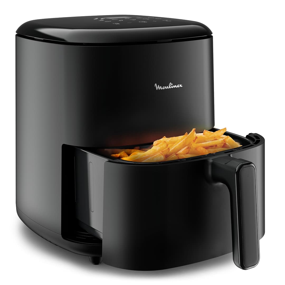 Moulinex Easy Fry Max 5L Air Fryer for Cooking in a Short Time, Energy Saving Up to 70%, Intuitive Control Panel, 10 Automatic Programs, Up to 6 People, EZ245820