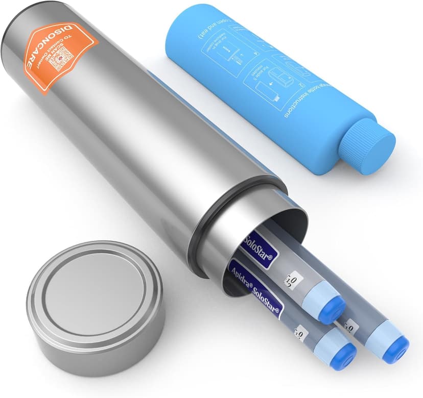 DISONCARE 60H Insulin Cooler Travel Case Medicine Cool Ba… - 1