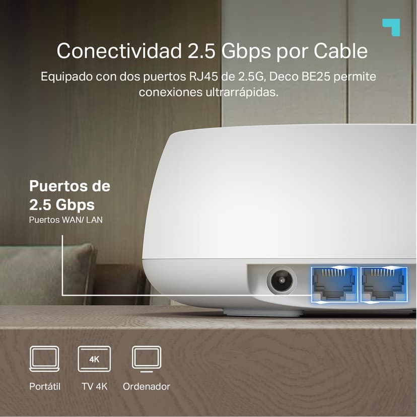 WiFi 7 Mesh System BE3600 - Deco BE25(2-Pack) - 5