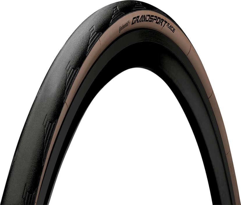 Continental - Continental 28-622 Grand Sport Race (700 x 28C) Black/Brown Foldable Skin Tire - 1 Piece - 1